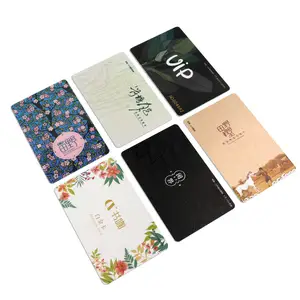 Tarjetas de visita impresas de plástico reciclado, tarjetas de membresía VIP, personalizadas, en blanco, con logotipo del cliente