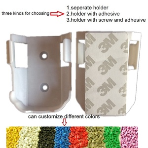 Supports de télécommande muraux personnalisés pour <span class=keywords><strong>Samsung</strong></span> LG Nouveau support de commande en plastique ABS pour lits d'hôpital avec adhésif à vis - Product Image 2