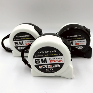 Personnaliser le mètre ruban à mesurer en acier d'usine en gros commun/magnétique 3M /5M/7.5M/10M caoutchouc plastique enduit aimant <span class=keywords><strong>Metro</strong></span> 5m - Product Image 2