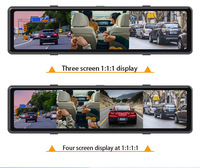 11.26 pouces 4K tableau de bord Dashcam WIFI rétroviseur 4 caméras enregistreur vidéo ADAS BSD Vision nocturne 24H moniteur de stationnement voiture DVR