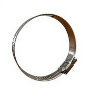 Collier de serrage à ressort réglable de style américain 12,7 mm pour tuyau perforé poli W1 pour condensats de CVC en pouces