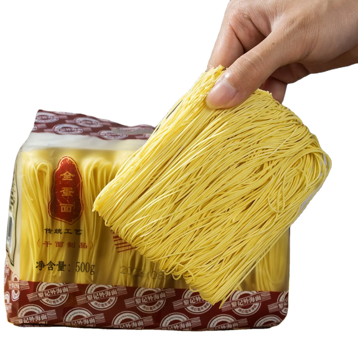 Tagliatelle di famiglia tradizionali cinesi da 5.5Kg tagliatelle di uova essiccate fatte a mano istantanee tagliatelle di frittura salutari Non fritte