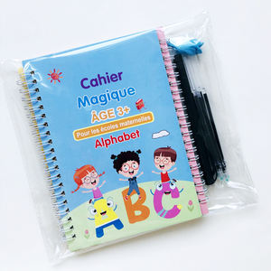 Calligrafia e calligrafia riutilizzabili pratica inglese francese Copybook per bambini dai 3 ai 5 anni per libri di tracciamento di <span class=keywords><strong>lettere</strong></span> magiche - Product Image 2