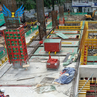 Système de coffrage en contreplaqué à ossature acier Lianggong pour dalle à tête tombante, pour la construction de bâtiments modernes, réutilisable, dimensions fixes
