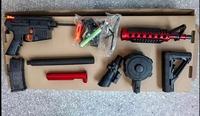 Pistola de Juguete M4A1 de Disparo Continuo de Alta Velocidad Popular en TikTok, Pistola Eléctrica de Balas de Agua para Adultos, Lanzador de Gel Automático M4 A1 para Jugar