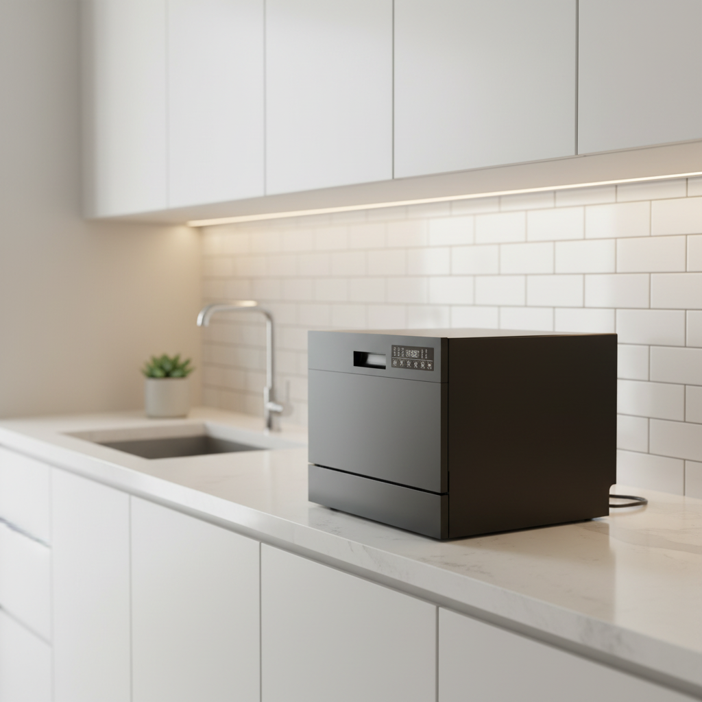 Smart Cross-Border Countertop Dishwasher Fully Automatic Intelligent Washing Drying Sterilizing No Installation Required Water