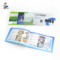 Catalogue de produits promotionnels personnalisés pour entreprises, impression couleur de haute qualité, reliure agrafée, papier couché