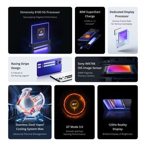 Realme <span class=keywords><strong>GT</strong></span> <span class=keywords><strong>Neo</strong></span> <span class=keywords><strong>3</strong></span> <span class=keywords><strong>Global</strong></span> Version 6.7 "FHD + Caméra 50MP 12 + 256GB Débloqué 5G Volte Smartphone - Product Image 3
