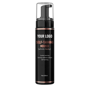 OEM/ODM <span class=keywords><strong>mousse</strong></span> <span class=keywords><strong>autobronzante</strong></span> personnalisable en bronze naturel biologique lotion de protection contre les coups de soleil pour tout le <span class=keywords><strong>corps</strong></span> <span class=keywords><strong>mousse</strong></span> de bronzage sans soleil foncé - Product Image 1