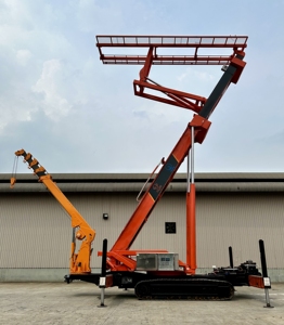 Huaying High Altitude Pressure <b>Tile</b> Equipment Lifting Platform PLC Controlled Crawler Type Electric Lifting Platform - Product Image 1