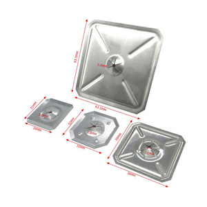Rondelles carrées plates résistantes à la corrosion, rondelles carrées en acier durables pour l'isolation des murs extérieurs des bâtiments - Product Image 2