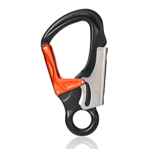 Mosquetón de Aluminio Personalizado de 35 kN para Vía Ferrata, Gancho de Escalada de Carga Pesada, Equipo de Seguridad Profesional para <span class=keywords><strong>Klettersteig</strong></span> al Aire Libre - Product Image 1