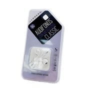 Boîte d'emballage recyclable en plastique PET transparent en PVC pour écouteurs et appareils électroniques grand public