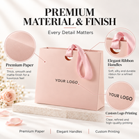 Sac de luxe pour le shopping avec nœud, design personnalisé, poignées en coton, sacs d'emballage pour vêtements, sacs de boutique, sac cadeau blanc pour vêtements