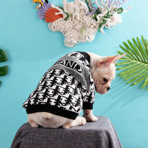 Vente en gros pull pour chien personnalisé à la mode vêtements épaissis pour chien Schnauzer à haute élasticité - Product Image 1