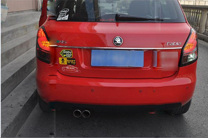 Pour Skoda <span class=keywords><strong>Fabia</strong></span> 2008-2014 Version Fumée Feux Arrière LED Rétrofit/Mise à Niveau 12V 10000 Lumens Automobile Neuf Rouge - Product Image 6