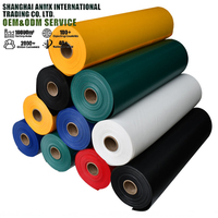 Rouleau de bâche en PVC robuste, diverses tailles et poids, imperméable, résistant aux intempéries, pour applications multiples
