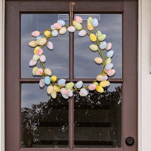 2024 créatif 36cm guirlande d'oeufs de pâques décoration de fête en latex avec modèle chaud idée <span class=keywords><strong>cadeau</strong></span> de pâques dans un emballage de sac - Product Image 5