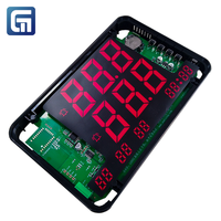 Module de circuit de contrôle d'affichage numérique LED de température et d'humidité PCBA, horloge calendrier en temps réel, service clé en main PCBA tout-en-un