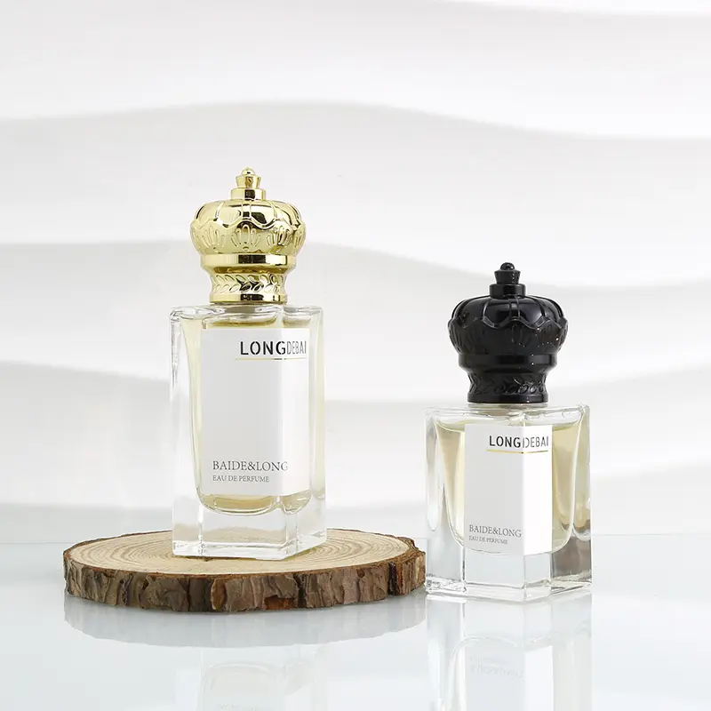 LONGDEBAI Frasco vazio de perfume de vidro luxuoso de 30ml 50ml 100ml em promoção