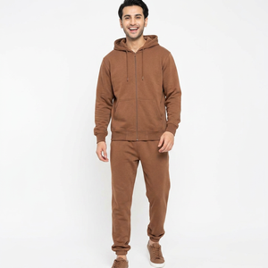 Conjunto Deportivo Unisex de Forro Polar Transpirable, Corte Regular, 2 en 1, Estilo Urbano, Lavado Ácido, Marca Privada - Product Image 1
