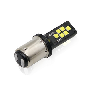 Luz de freno elevada para coche, intermitente, 1156, 1157, 12 luces, 3030, luz trasera, bombilla de 12V. - Product Image 3