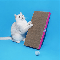 Aston Group papan goresan kucing kardus bergelombang besar & pohon kucing garukan tahan aus untuk Model mulut penggunaan multi-kucing