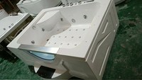 Baignoires et spas carrés en acrylique de luxe pour 2 personnes