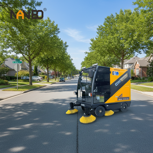 Four-wheel <b>Floor</b> <b>Cleaning</b> Road Sweepers C195 Commercial <b>Machine</b> for Community Street Durable - Product Image 1