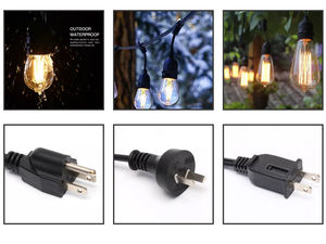 Prise informatique japonaise industrielle à trois broches avec 3 prises AC 10A, matériaux PVC et cuivre, marque JINTING - Product Image 5