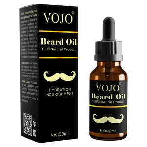 Atacado agente barbudo-Óleo de barba orgânico para homens 30ml, óleo puro 100% natural de crescimento, promove a personalização da baunilha, guerreiro masculino
