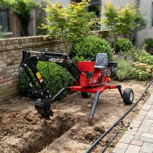 Mini-excavatrice araignée légère, fonctionnement flexible pour le creusement de fossés dans les vergers et les petits projets de construction, rotation OEM à 360° - Product Image 2