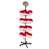 Présentoir en métal personnalisé pour magasin de détail Bonnet d'hiver Casque de football Vélo Équipement de moto Noël Cowboy Corde Chapeau Stand