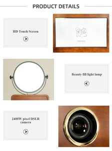 Machine de cabine photo automatique en bois rétro de haute qualité livraison rapide pour les fêtes, mariages et événements - Product Image 6