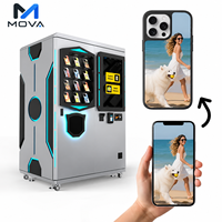 Mesin Penjual Otomatis Casing Ponsel Mova dengan Pola Kustom, Kios Ritel, Solusi Pemasok Aksesoris