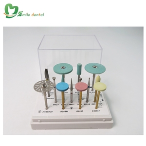 Frese abrasive per lucidatura dentale zirconia kit frese a bassa velocità HP - Product Image 4