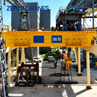 Grue à pont à double poutre de type QDY pour fonderie, à alimentation directe d'usine, pour la coulée métallurgique