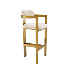 Tabourets de bar de luxe Eichholtz <span class=keywords><strong>Donato</strong></span> personnalisés haut de gamme pour discothèque, mobilier de comptoir, chaises de bar personnalisables - Product Image 3