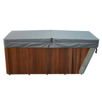 Baignoire à glace de luxe en bois, très vendue, en cèdre rouge, acier inoxydable, avec refroidisseur et chauffage