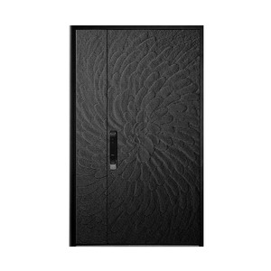 <span class=keywords><strong>Puerta</strong></span> Principal de Seguridad de <span class=keywords><strong>Aluminio</strong></span> de Una <span class=keywords><strong>y</strong></span> <span class=keywords><strong>Media</strong></span> <span class=keywords><strong>Hoja</strong></span>, Diseño Moderno - Product Image 5