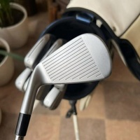 Ensemble de 7 fers de golf forgés, très demandés # Fers de golf 4-9 PW à faible rotation et à lancement rapide avec shaft en acier pour golfeurs intermédiaires Course Compe