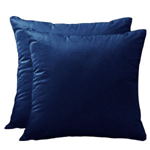Best Selling Custom Size Modern Woven Velvet Square Throw <strong>Pillows</strong> with Anti-Dust Mite Feature Removable Cover <strong>Navy</strong> Pink - Product Image 2