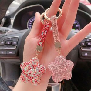 Full Rhinestone <b>Key</b> <b>Chains</b> Women Handbag Pendant Keyring Solid Color Crystal <b>Key</b> <b>Chain</b> Couple <b>Key</b> Rings - Product Image 4