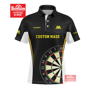 Kemeja polo klub port motor kancing atas kru lubang sublimasi penuh desain baru