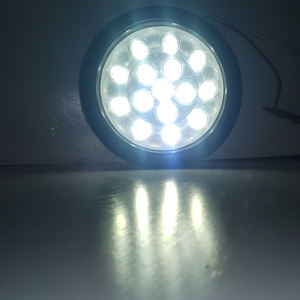 Nouveau Camion Remorque systèmes d'éclairage kit 4 pouces rond Blanc revenaient lampes - Product Image 4