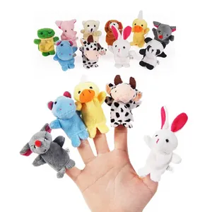 Muñecos de Peluche de Mano Completa al por Mayor, Títeres de Dedo, Relleno de Algodón PP, Juguetes Educativos de Animales para Contar Historias, Diseño Personalizado - Product Image 4