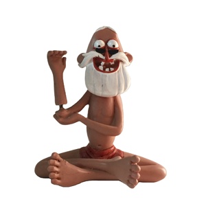 Statuette Personalizzate dell'Uomo Anziano Indiano con Testa Oscillante, Giocattoli <span class=keywords><strong>Bobble</strong></span> <span class=keywords><strong>Head</strong></span> - Product Image 4