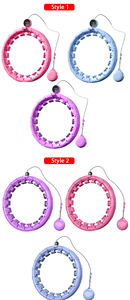 Top One Adjustable <b>Fitness</b> Sports Exercise Waist Slimming Infinity Counter Led Smart Weighted <b>Hula</b> Ring <b>Hoop</b> - Product Image 2
