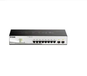 D-LINK DGS-1210-10MP 8-Poorten Gigabitlaag 2 Intelligente Netwerkbeheerde 8-Port Poe-Switch Op Bedrijfsniveau