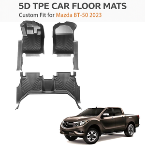 Alfombrillas de TPE para Mazda BT-50 LHD 2022-2025, Ajuste Personalizado, Resistentes al Agua, para Todo Clima, Ecológicas, Fáciles de Limpiar, OEM - Product Image 1